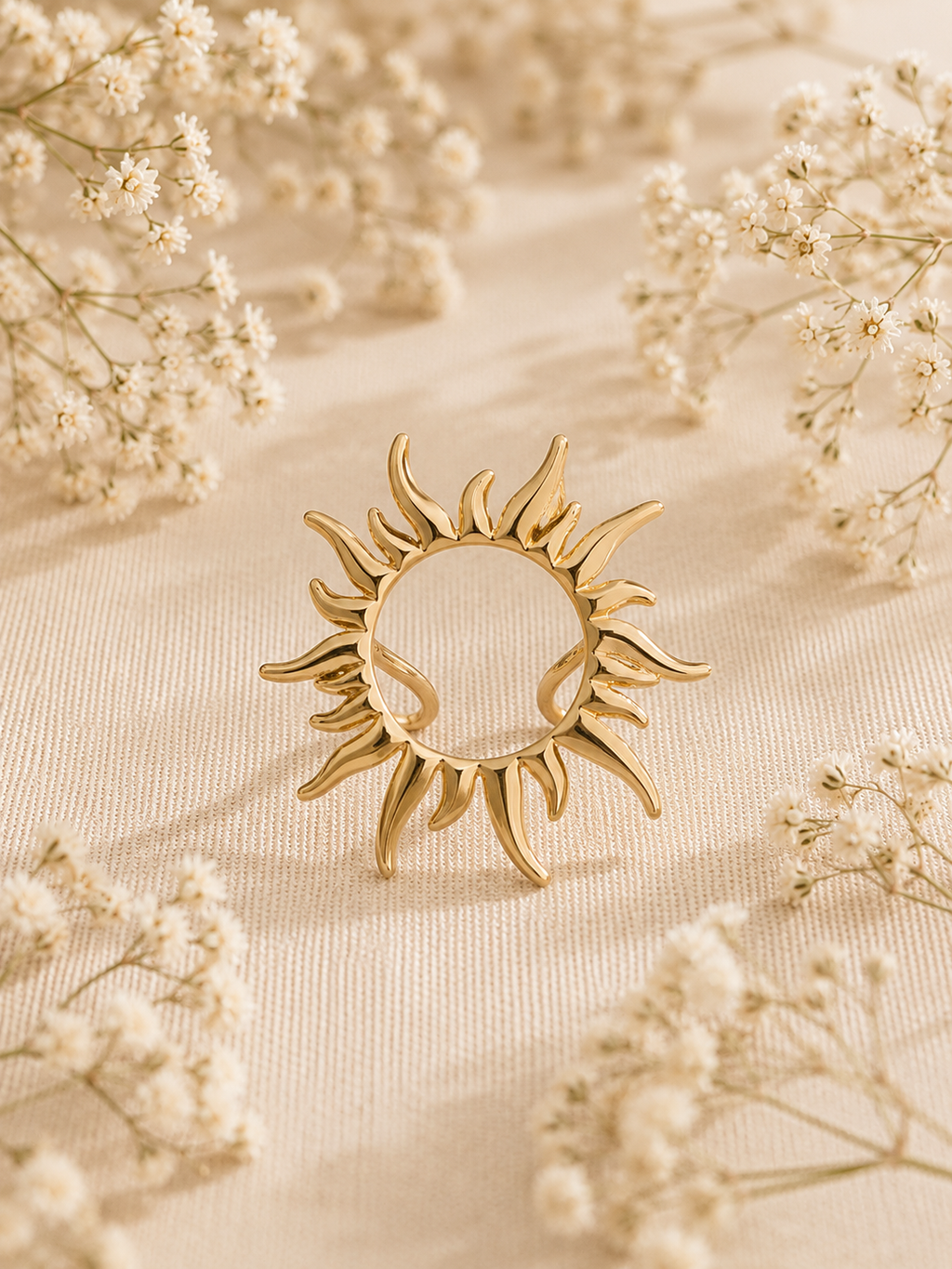 Bague réglable Soleil
