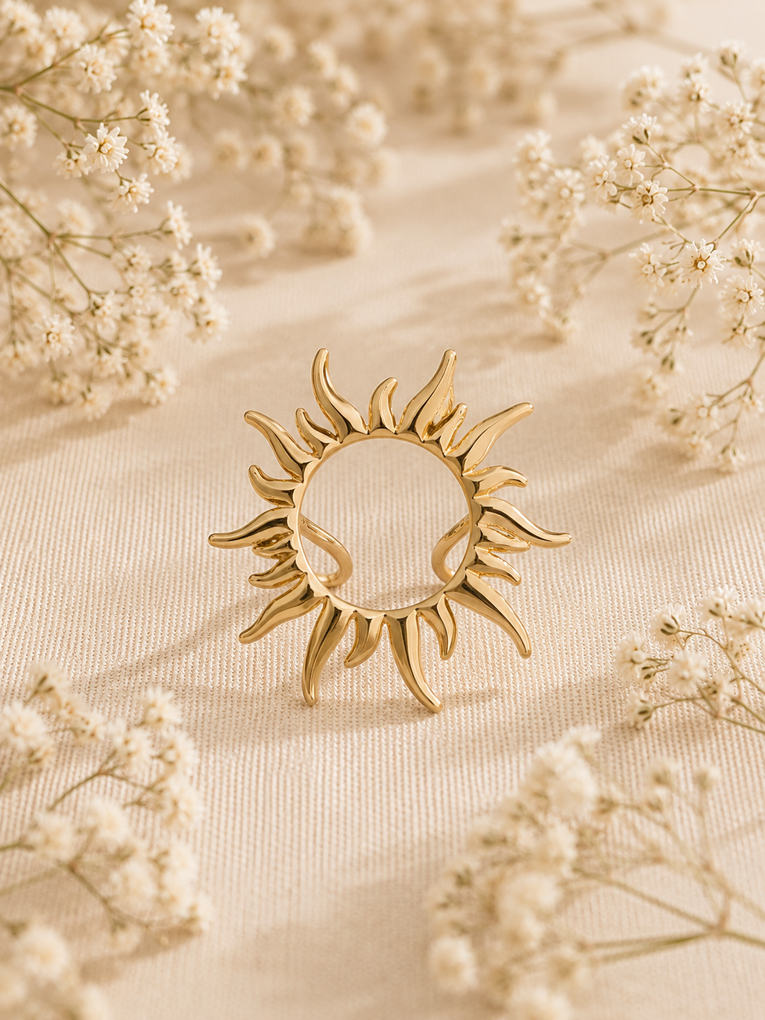 Bague réglable Soleil